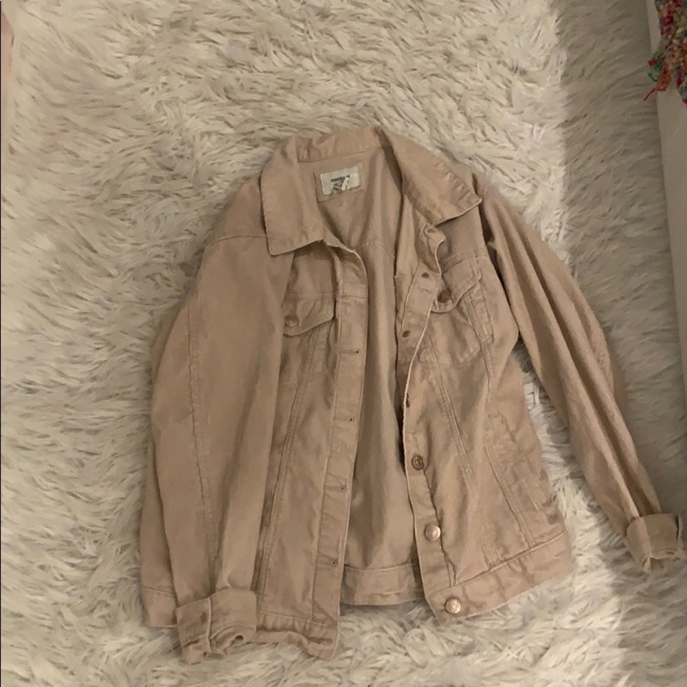 Forever 21 Beige Corduroy Jacket